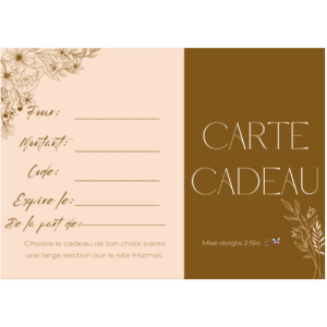 CARTE CADEAU MAE DOIGTS 2 FEES